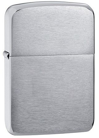 Zippo, Regular 1941 Replica, Brushed Chrome - The Danish