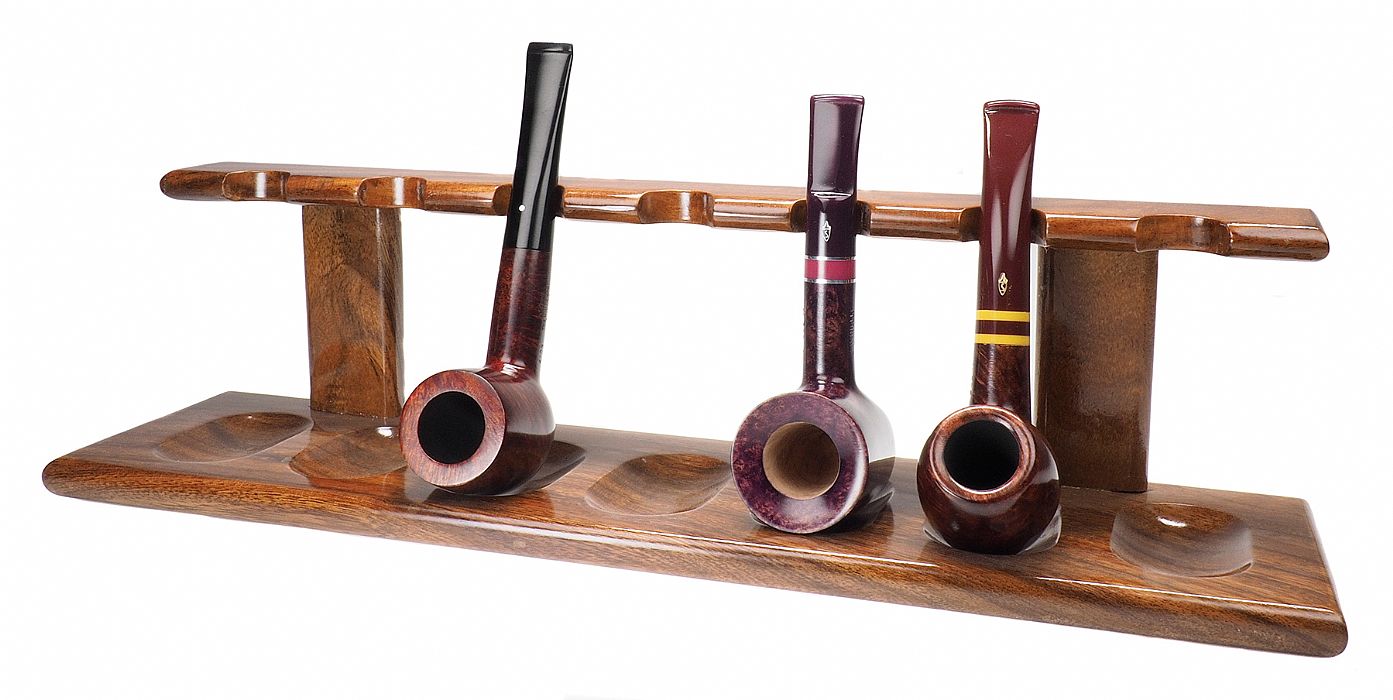 Brebbia Pipe Rack 7 Pipes Mahogany 2nd Quality The Danish