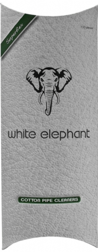 White Elephant 18588 Superflow Collection-9 mm Aktivkohlefilter-40 Stück Papier