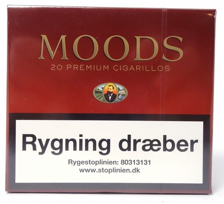 Moods, cigarillos, 20 Pieces The Danish Pipe Shop